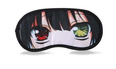 100% Silk Satin Digital Printing Youth Students Sleeping Eye Mask