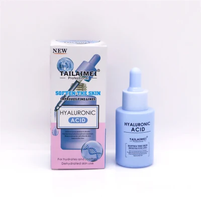  Tailaimei Custom Logo Serums Proveedor ácido Hialurónico piel hidratante de suero Cuidado suavizante cara calmante suero hidratante