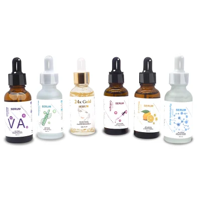 Aixin 30ml Private Label Coreano de suero de Oro 24K de suero de colágeno Vitamina E anti arrugas de envejecimiento de la Esencia de oro 24K.