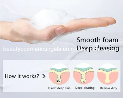 El colágeno Whitening Face Quitar espinillas profunda limpieza facial de espuma lave