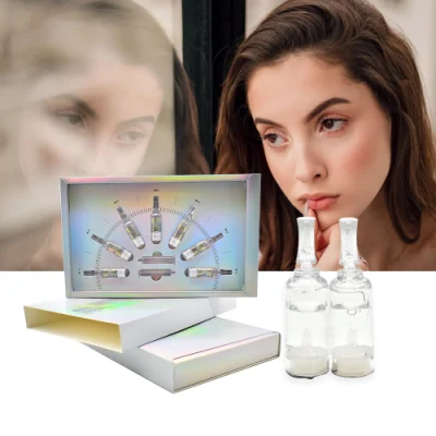  Tratamiento del acné facial de etiqueta privada de cosmética facial la piel anti envejecimiento Cuidado de la vitamina C en suero ácido Hialurónico, Colágeno