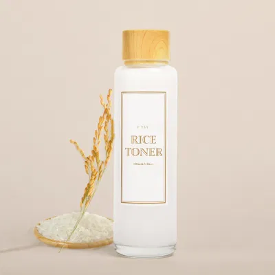  Natural Brighttening Anti arrugas tóner de arroz Niacinamide relajante extracto de arroz Tóner de cara