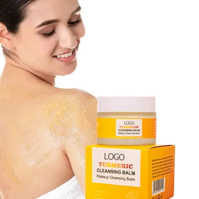  Maquillaje gratuito Turmeric y Honey lavado facial Anti-Acne Limpieza facial Bálsamo