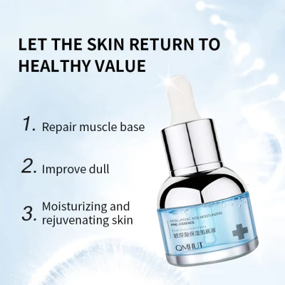  Etiqueta privada Cuidado de la piel Belleza Reparación facial antiarrugas suero Reafirmante facial hidratante suero ácido hialurónico