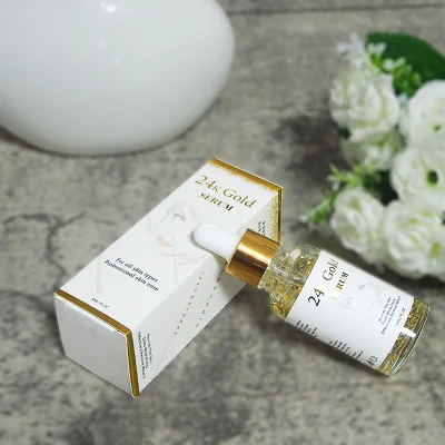 Aixin 30ml Private Label Coreano de suero de Oro 24K de suero de colágeno Vitamina E anti arrugas de envejecimiento de la Esencia de oro 24K.