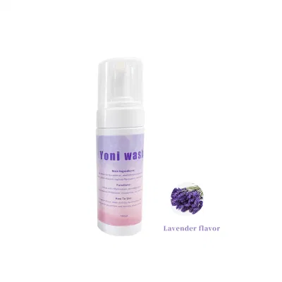  Los nuevos sabores de higiene femenina de hierbas Yoni espuma Lave equilibrio pH 150ml