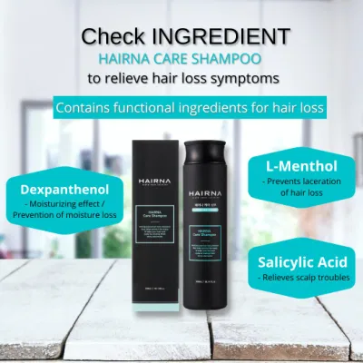 La mejor calidad de atención atención Hairna Hairna Champú Champú tóner Anti-Hair cuidado tratamiento de cuidado de la pérdida de los cosméticos. Solución de cuidado del cuero cabelludo