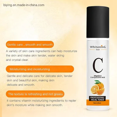 OEM ODM Pore Minimizer Vitamina C cara piel toner Hidrating Anti-Envejecimiento blanqueamiento Reparación de la piel Cuidado de la cara Toner