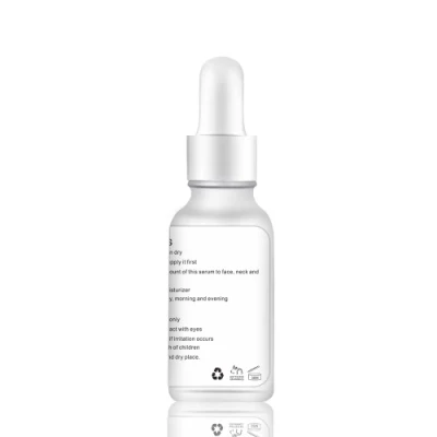  Cuidado de la piel suave Natural Natural de Venta al por mayor Anti Envejecimiento blanqueamiento puro Suero ácido hialurónico