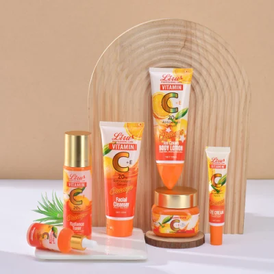 Cuidado de la piel profesional Liru Antiaging de alta calidad Nourishing Orange Vitamina C Suero facial