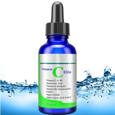  El colágeno Vitamina C hidratar la piel suero antienvejecimiento para el rostro con ácido hialurónico