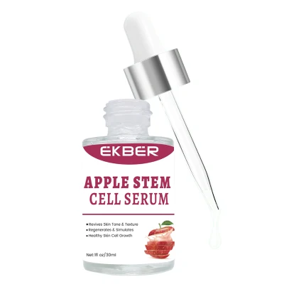 Al por mayor elasticidad de restauración orgánica Anti envejecimiento Anti arrugas tallo de manzana Suero celular