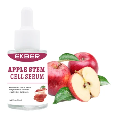 Al por mayor elasticidad de restauración orgánica Anti envejecimiento Anti arrugas tallo de manzana Suero celular