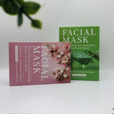  Hoja de belleza Cuidado de la piel planta Natural Iluminación Moisturizante Máscara facial