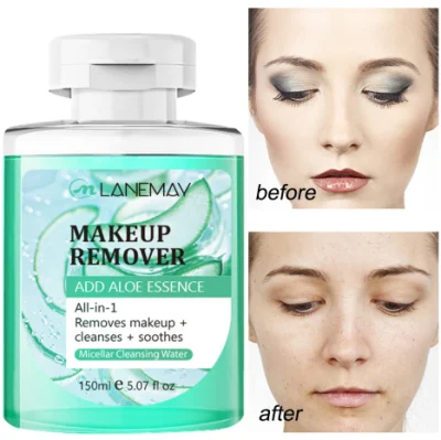 Mayorista en línea listo para enviar Cosméticos Cleanser agua micelar Natural Removedor de maquillaje agua suave Amino de suavización Maquillaje Eliminar agua