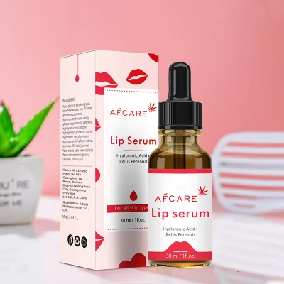  Logotipo personalizado al por mayor de la naturaleza de suero labial brillo labial de Suavizado de Suero Hidratante