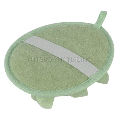  Baño espumante Colgante Barrido de flores toalla de gel toalla de ducha esponja Para exfoliante y lavado de espalda corporal