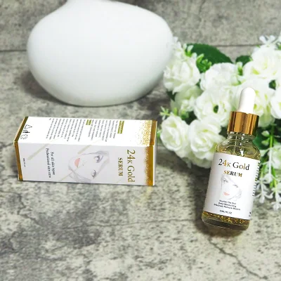 Aixin 30ml Private Label Coreano de suero de Oro 24K de suero de colágeno Vitamina E anti arrugas de envejecimiento de la Esencia de oro 24K.