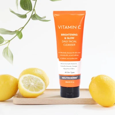 Producto de la cara de OEM de Vitamina C natural de la Juventud de la piel suave limpiador