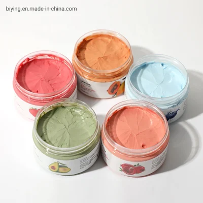  Comercio al por mayor de cosmética belleza mascarillas de barro facial Limpiador de poros de la hidratación de la máscara de Acné tratamiento de máscara de arcilla de la fruta cara Blanqueamiento