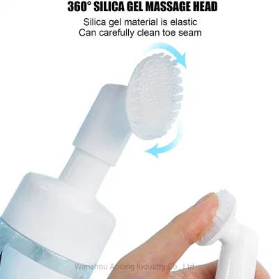 Masaje de silicona de la salud del perro de la cabeza de espuma de limpieza de la pata de Espuma limpiadora pie Sos 150ml