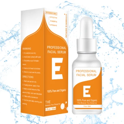  Etiqueta privada 5 en 1 Antienvejecimiento Antiarrugas reafirmando el aligeramiento Moisturizing Colágeno Vitamina C y E suero facial blanqueante para la cara