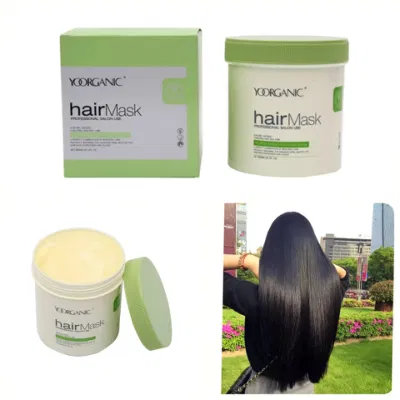 OEM/ODM Reparación de tinte capilar 800ml Biotina orgánica Natural Salon profesional Use acondicionador de vapor para cabello hidratante de proteínas