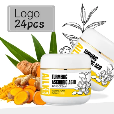 Boost Luster Turmeric Limpieza Herbal al por mayor Pimple profesional Anti cara Crema de acné para la eliminación de cicatrices