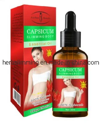  Aichun Capsicum adelgazamiento cuerpo Aceite Esencial 100% Natural 3 día a partir del 30ml