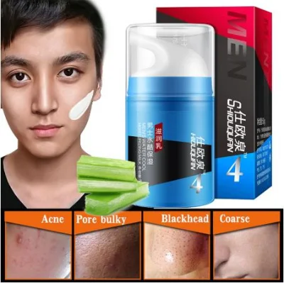Los hombres se enfrentan a la crema hidratante+Crema limpiadora profunda hombre Anti Envejecimiento Cuidado de la piel Crema de Dia el suero Anti Wrinkle Oil-Control Whitening