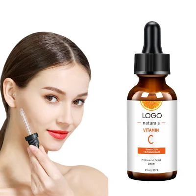  En el blanqueamiento de venta de aligerar el ácido hialurónico vitamina C para la piel suero facial