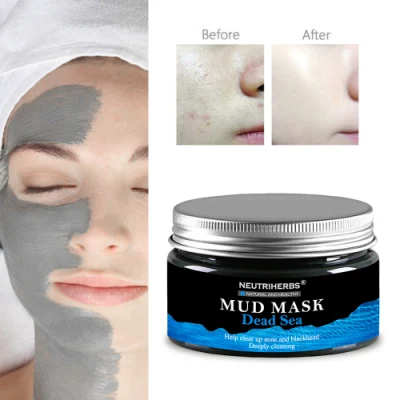  La marca de etiqueta privada Peeling facial limpieza profunda de la Máscara de barro de arcilla