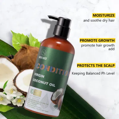  ANIME a Saludables y Pensador Protectas el pelo del cuero cabelludo Virgimn Coco Acondicionador de aceite