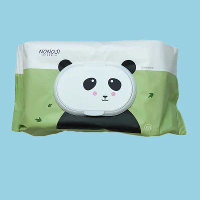 80pcs Baby Wipe cara nariz Wet Wipe Cuidado de la piel Limpieza Toallitas húmedas
