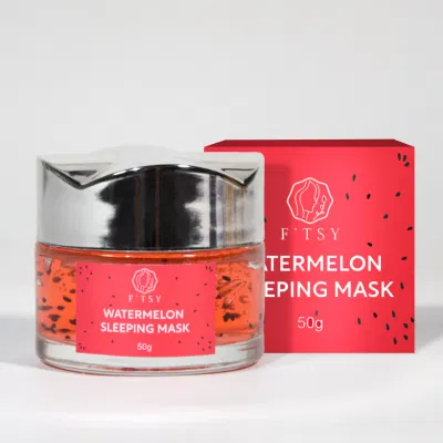  Piel Natural Blanqueamiento Watermelon Hidratación durmiente Máscara de crema facial