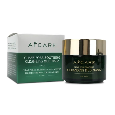  Limpieza de cara natural OEM Máscara de barro Borrar Pore Quitar Blackheads Arcilla limpiadora de la cara del poro