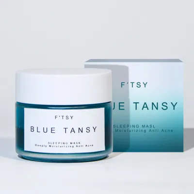  Private Label Blue Tansy Sleeping Mask Hidrating Acne Treatment Facial Máscara de gel