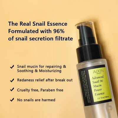 Belleza Cosméticos Cuidado de la piel Reparación de manchas oscuras líneas finas Caracol La esencia de la cara