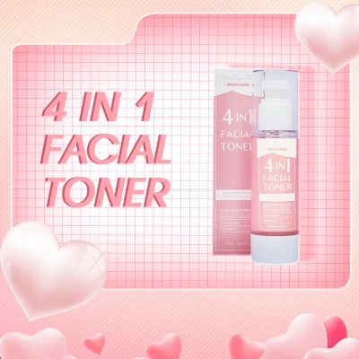 Belleza Cosméticos Cuidados de la piel Moisturizing poros claros aclarando la vitamina de la piel C colágeno 4 en 1 tóner de cara