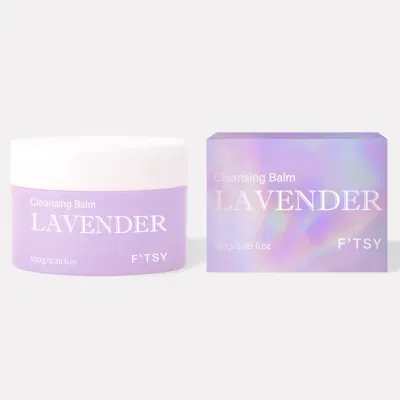Marca privada Maquillaje de lavanda orgánica Remover bálsamo limpieza suave bálsamo Para todo tipo de piel