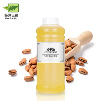  Precio de fábrica 100% de la tuerca de pino natural Aceite con Fragancia Nº CAS 8002-09-3 de aceite de nuez de pino