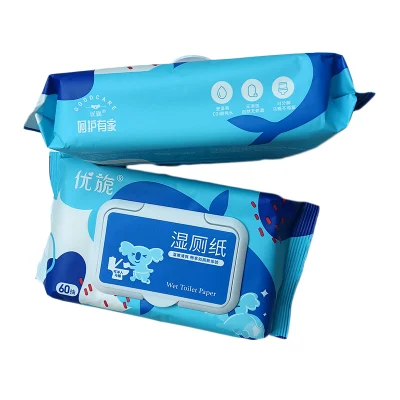 60pcs Limpieza multiuso toallitas desechables para adultos lavables para el baño