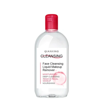 Limpieza de la piel sensible a la cara suave confortable hidratante profundo de agua de removedor de maquillaje