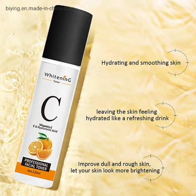 OEM ODM Pore Minimizer Vitamina C cara piel toner Hidrating Anti-Envejecimiento blanqueamiento Reparación de la piel Cuidado de la cara Toner