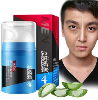  Los hombres se enfrentan a la crema hidratante+Crema limpiadora profunda hombre Anti Envejecimiento Cuidado de la piel Crema de Dia el suero Anti Wrinkle Oil-Control Whitening