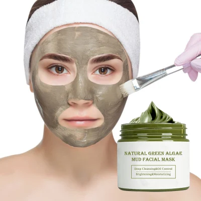  Cosmética Frutas verdes Aguacate blanqueando Máscara para Moisturizar la cara