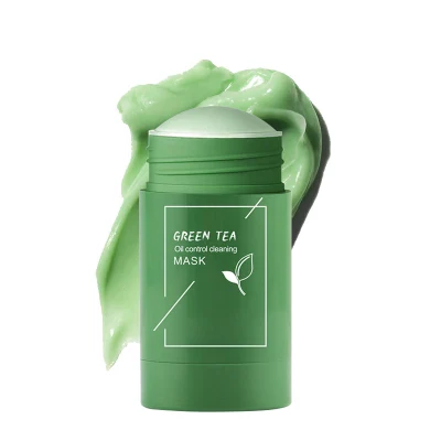  La máscara de arcilla de la piel facial purificante Matcha Stick Máscara sólida