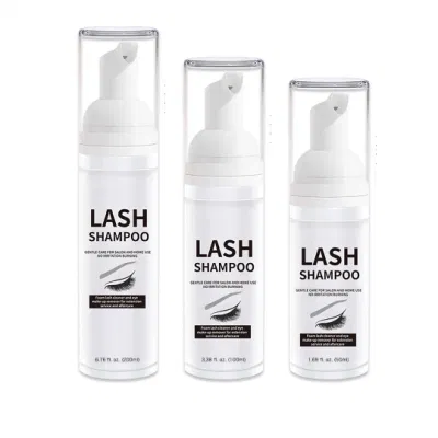 Libre de aceite limpiador de espuma de champú de pestañas para las Extensiones de Pestañas y naturales de latigazos