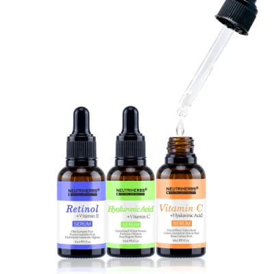  Cosméticos Etiqueta privada Marca Reafirmante Hidratante Brillo Todo el cuidado de la piel Suero facial
