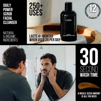 Ditong OEM ODM Limpieza facial profunda y eliminación de aceite para hombres Limpiador facial